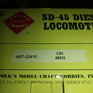 aristo craft g scale diesel locomotive,SD 45 CSX - Picture 1 of 9