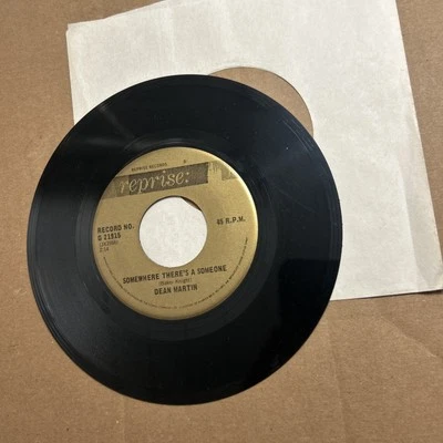 Dean Martin I Will/Somewhere There's A Someone Gold Label Reprise 45 - Image 1 of 2
