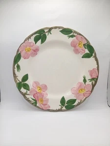 Vintage Franziskaner Wüstenrose Kunstkeramik Speiseteller - Bild 1 von 5