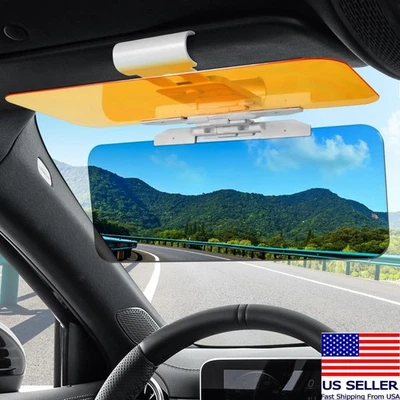 Day and Night Anti-Glare Polarized Car Sun Visor Extender Universal for Car SUV - Image 1 of 4