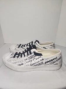 Converse Jack Purcell White Canvas Mens US 11.5 - Picture 1 of 7