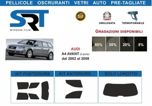 Pellicole Oscurante  Pre Tagliata Audi A4 Avant 5p 02-08  SRT - Foto 1 di 4