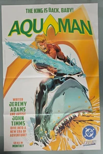 DC ALL IN — AQUAMAN #1 PROMO POSTER 24x36 2024 DC COMICS NEW! UNUSED - Picture 1 of 1