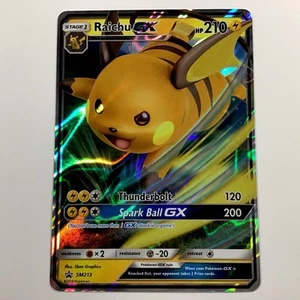 Pokemon Card Raichu GX SM213 Black Star Promo Holo Foil Rare NM - Picture 1 of 2