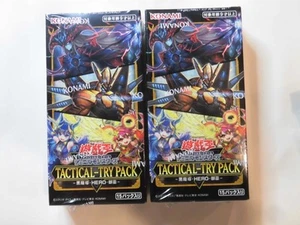 Yu-Gi-Oh Duel Monsters Tactical-Try Pack Dark Magic HERO Mikanko Box x2 Japanese - Picture 1 of 2
