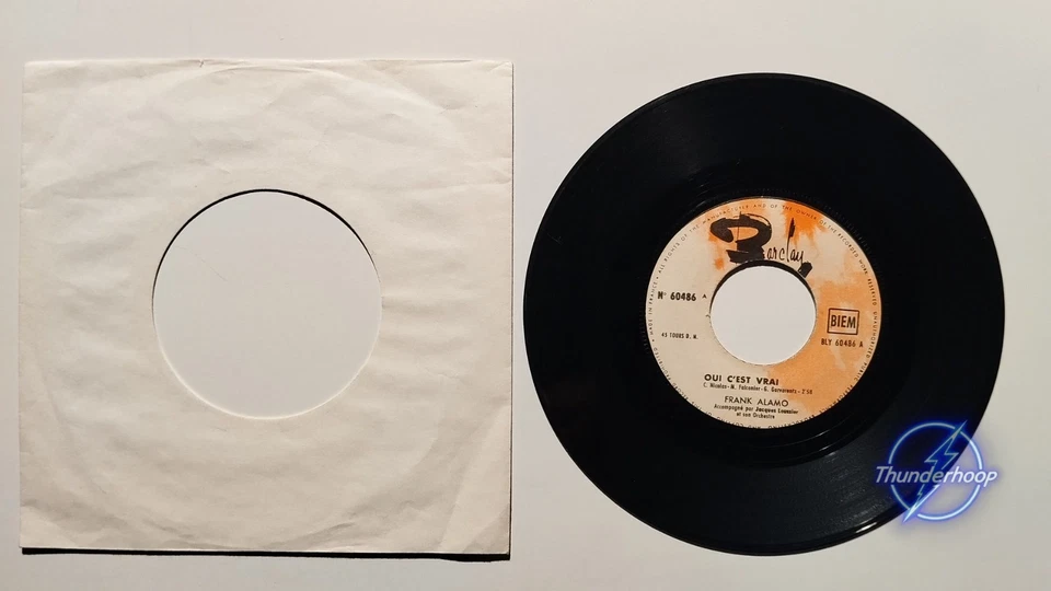 Frank Alamo – Oui c'est vrai 45 tours Jukebox - Photo 1/1