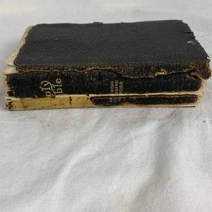 Antique Holy Bible 1881-1901 Standard Ed. w/ Personal Family Ephemera Primitive - Picture 1 of 16