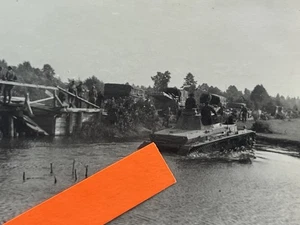Panzer Div.Kempf Brucke über dem Bug Mazowieckie Polen Fotoalbum Warschau - Picture 1 of 3