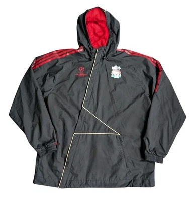 Liverpool FC Adidas Champions League Training Hooded Jacket 2009/10 Large F/Post - Image 1 of 4