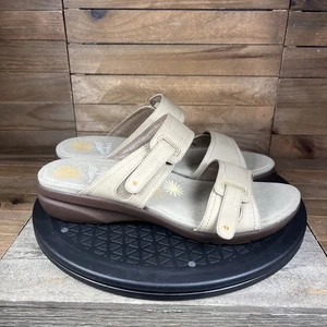 Sandalias Dansko Isabel color nobuck tostado para mujer talla 10-10,5/UE 40 sin cordones de gancho y bucle - Imagen 1 de 8