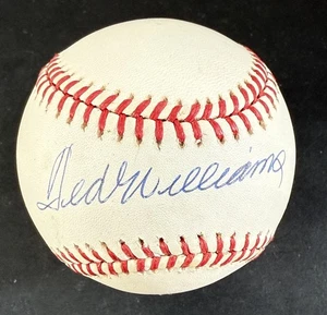 Ted Williams Signed Baseball Official A.L Baseball Psa 9 Mint Auto HOF Full Loa - Picture 1 of 12