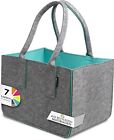 Shopping Bag aus recyceltem Filz-Stoff, groe Einkaufs-Tasche, 40x27x27, 30 L