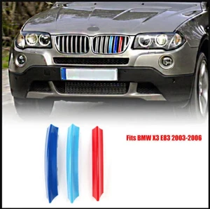 Se adapta a la parrilla delantera para BMW X3 E83 tiras clip accesorios 2003-2006 - Imagen 1 de 8