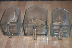 6 GLASSCHÜTTEN, Frankfurter Küche, Schütte, mit kleinen Macken als Konvolut - Bild 1 von 24