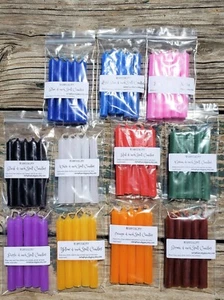 1 cm Diameter, 4 inch Chime Candles, Pack of 5, Unscented / Spell Candles - Picture 1 of 9