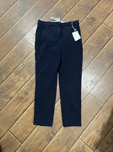 J. Crew Womens Size 6P Cameron High Rise Cropped Dress Pants Black Skinny Leg - Picture 1 of 18