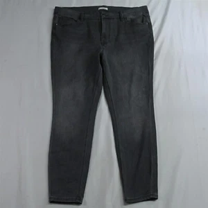 Maurices XL Short Mid Rise Skinny Gray Stretch Denim Womens Jeans - Picture 1 of 9