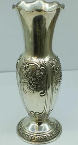 Vase .800 Silber Handarbeit          #  2215 - Bild 1 von 3