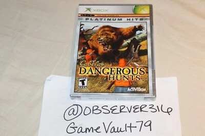 Cabela's Dangerous Hunts (Microsoft Xbox, 2003) NEW SEALED Platinum Hits - Image 1 of 4