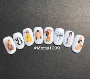 Beyonce decalcomanie nail art (decalcomanie ad acqua) 20 per foglio - Foto 1 di 2