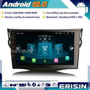9" 64GB Android 12 Autoradio Radio Sat Nav DAB+ CarPlay OBD2 4G für Toyota RAV4 - Bild 1 von 22