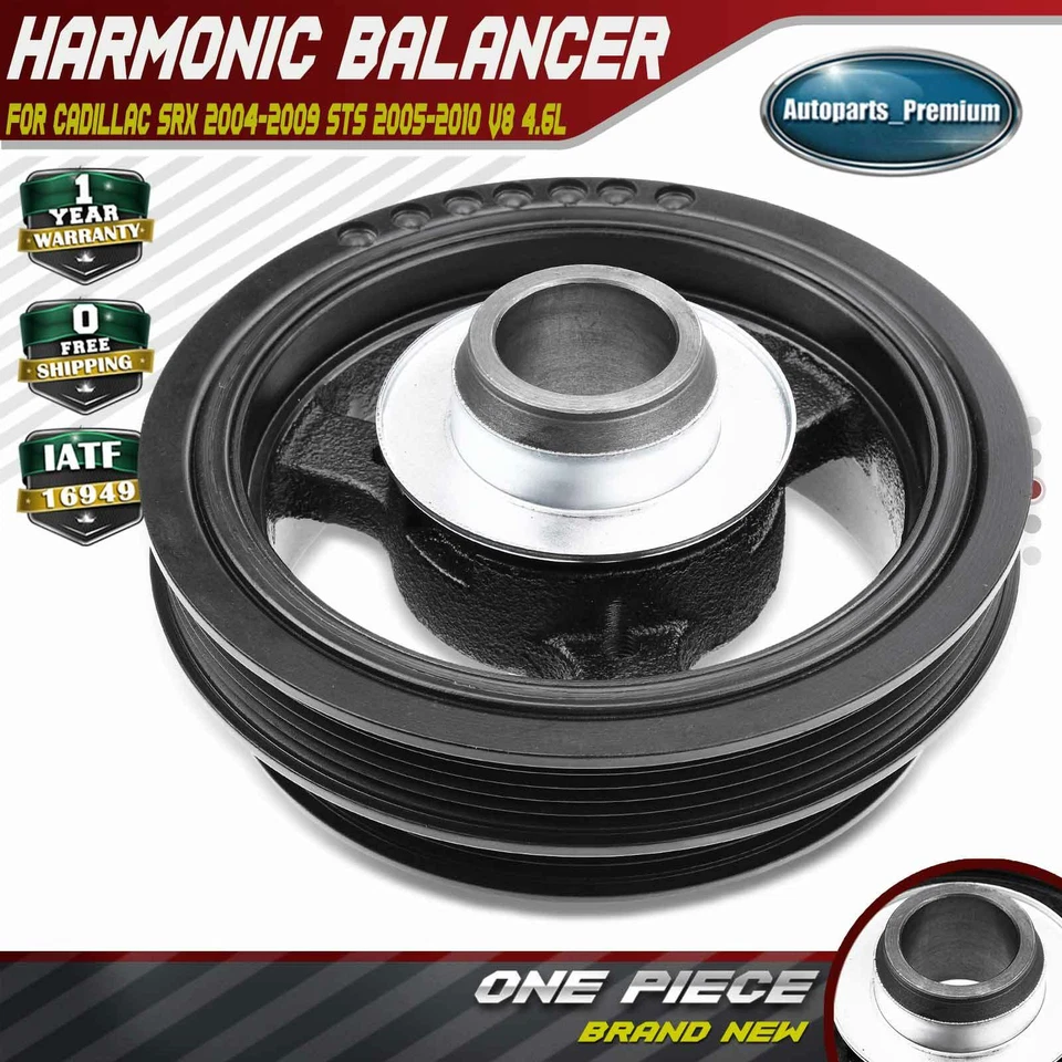 Conjunto de balanceador armónico de motor para Cadillac SRX 2004-2009 STS 2005-2010 4,6 L Foto 1 de 4