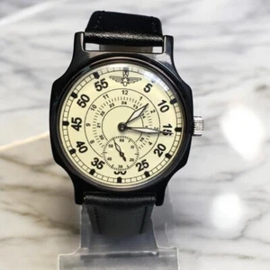 Raro orologio Pobeda LACO, orologio militare pilota/aviatore, orologio da polso uomo sovietico - Foto 1 di 10