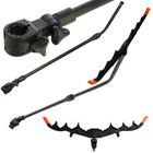 FEEDER FISHING ARM ROD REST QUIVER COARSE CARP FISHING SEAT BOX CURVED ARM SET 