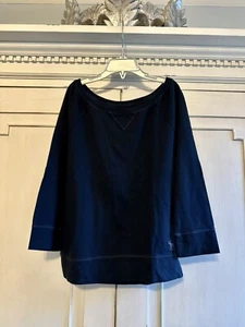 Abercrombie Kids Fall 3/4 Sleeves Navy Blue Top Girl's Size M - Picture 1 of 10