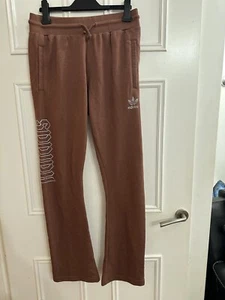adidas tracksuit bottom size uk 12 with gem stones shiny VGC - Picture 1 of 6