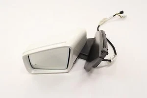 2013 - 2016 MERCEDES GL450 X166 FRONT LEFT DOOR REAR VIEW MIRROR OEM WHITE_799 - Picture 1 of 12