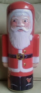 X M COLLECTORS TIN SANTA CLAUS manassen foods australia 24 x 9 cm 2015 - Picture 1 of 4