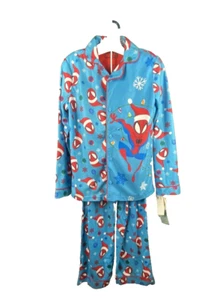 "Juego de Pijama de Navidad Marvel Spider-Man Azul Grande para Niños "Lectura Defecta" (M16) - Imagen 1 de 17