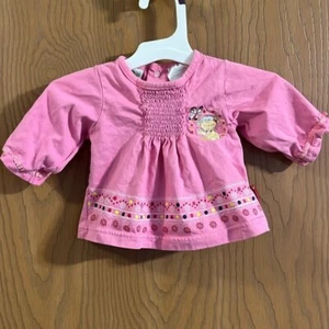 Sesame Street Vintage Infant Girls Embroidered Top - Picture 1 of 11