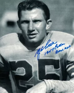 YA Tittle Autographed/Signed LSU Tigers 8x10 Photo Cotton Bowl MVP 27951 - Picture 1 of 1