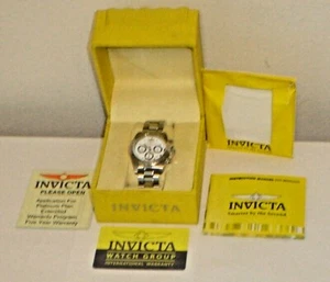Invicta 9211 Reloj Hombre Speedway 200M Cronógrafo Acero Inoxidable con Caja, Manual - Imagen 1 de 9