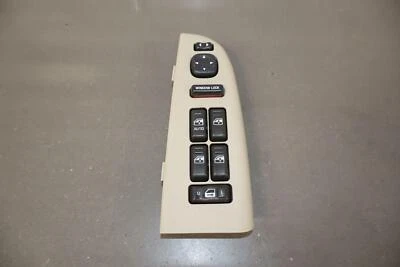 01-02 Interruptor de ventana maestro conductor Chevy Tahoe Suburban GMT800 (Neutral 922) Foto 1 de 4