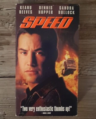 Speed VHS 1994 Keanu Reeves Dennis Hopper Sandra Bullock  - Image 1 of 4
