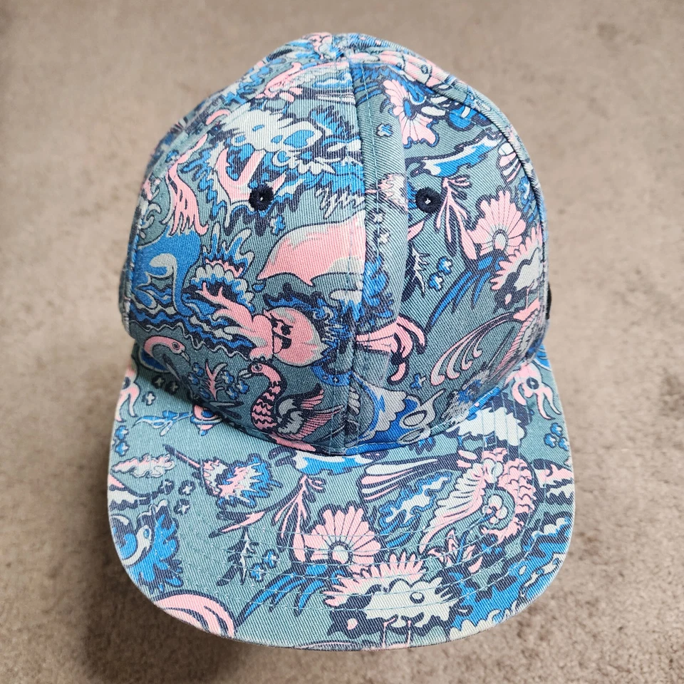 Rosa Delfín Floral Raro Difícil de Encontrar Snapback Sombrero Ajustable Streetwear Gorra Foto 1 de 4