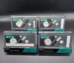 4x DENON HD7S / 90 Type II Tape Kassette  - Bespielt - Bild 1 von 5