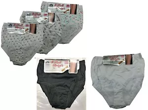 6 Pairs Ladies Womens Cotton Full Briefs Underwear Knickers All Sizes 10-28 uk - Picture 1 of 1