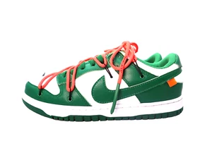 Size 9 - Nike Dunk Low x OFF-WHITE Pine Green 2019 - Picture 1 of 12