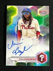 2023 Bowman's Best EMAARION BOYD REFRACTOR AUTO BEST OF 2023 PHILLIES B23-EBD - Picture 1 of 2