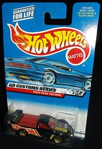 Hot Wheels 2000 #030 CD Customs Series #2 of 4 Pikes Peak Tacoma Black WSPs - Picture 1 of 2