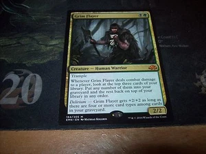 MTG 1X Grim Flayer LP Eldritch Moon Magic EMN Mythic Human Warrior free shipping - Picture 1 of 1