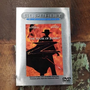 The Mask of Zorro (DVD, 2-Disc Set) W/Slipcover - Superbit Deluxe Free Shipping - Picture 1 of 1