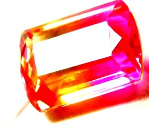 21.50 Cts Radiant Cut Multi-Color Tourmaline Loose Gemstones GMN3218