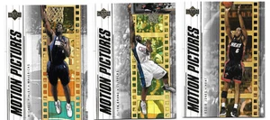 Lot: 3 2001-02 Upper Deck Motion Pictures Michael Finley Elton Brand Eddie Jones - Picture 1 of 2