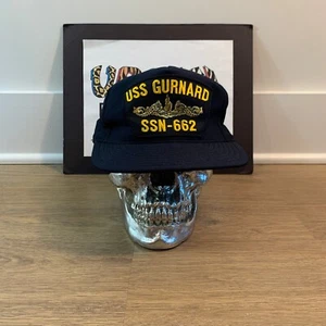 VTG USS NAVY GURNARD STRAPBACK HAT SUPREME POLO SKI AIME LEON DORE PALACE SHIP - Picture 1 of 5