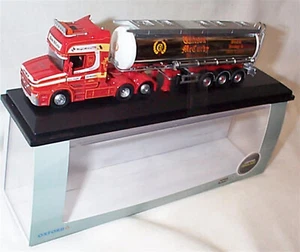 Oxford Diecast 76TCAB011 Scania T cab Cylindrical Tanker Wilson McCurdy 1-76 new - Picture 1 of 3